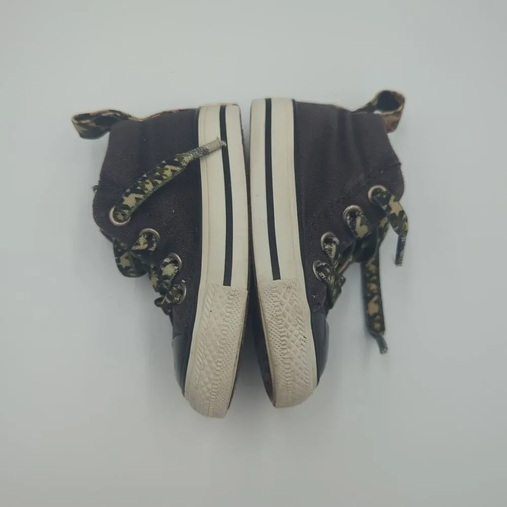 Converse Chuck Taylor All Star High Top Shoes Gray Sneakers Baby Toddler Size 3